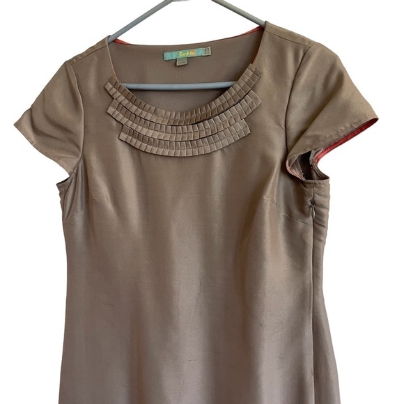 Boden 100% Silk Shift Dress, Size 4 - Picture 2 of 9